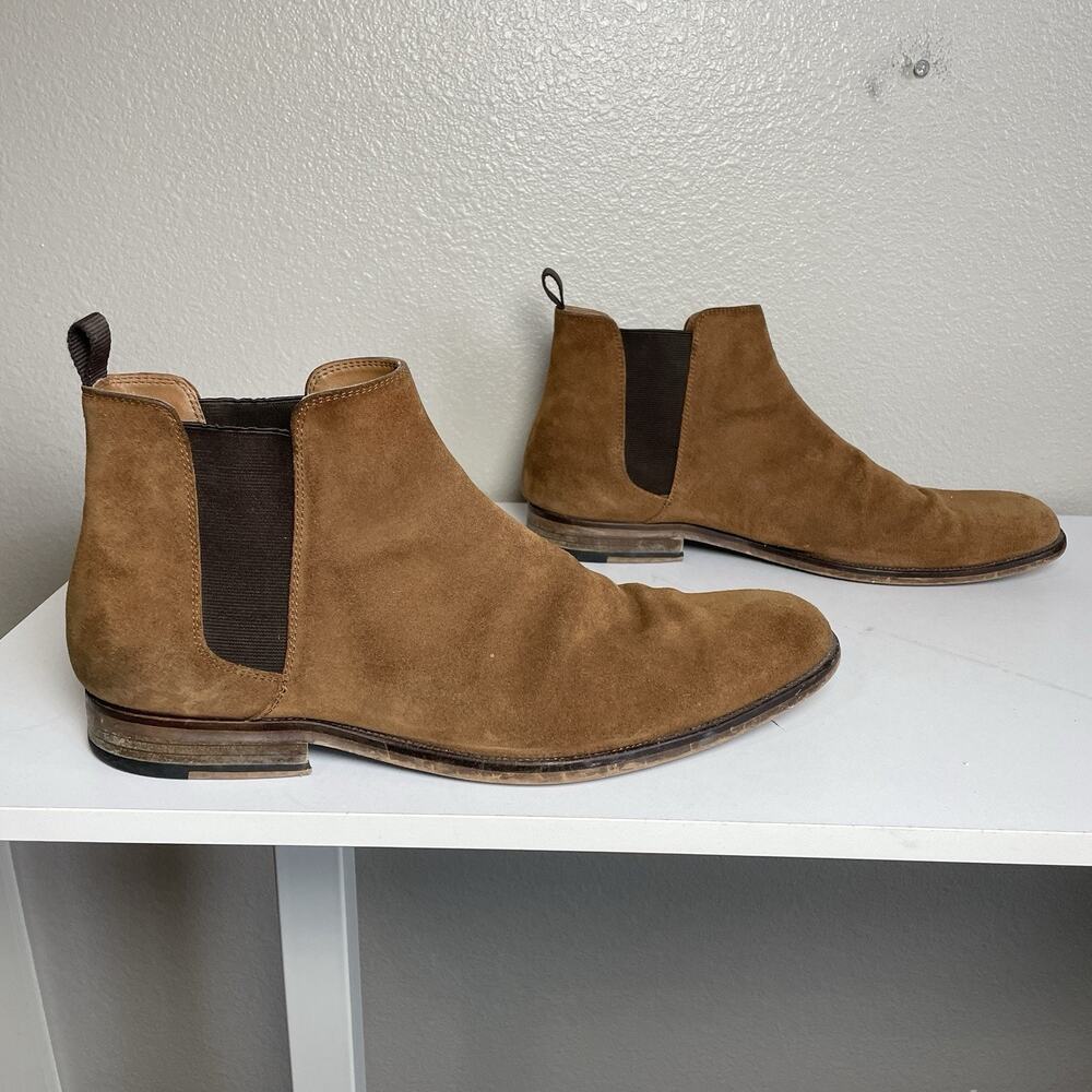 Aldo Men's Tan Suede Chukka Boots Size 12